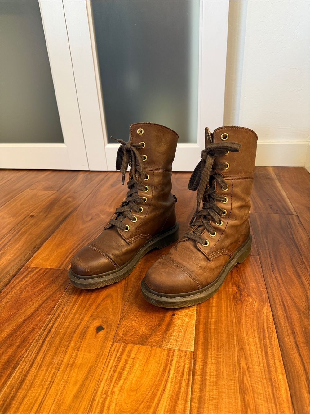 Women's Dr. Marten's Amilita Tall Boots, size 9, brown